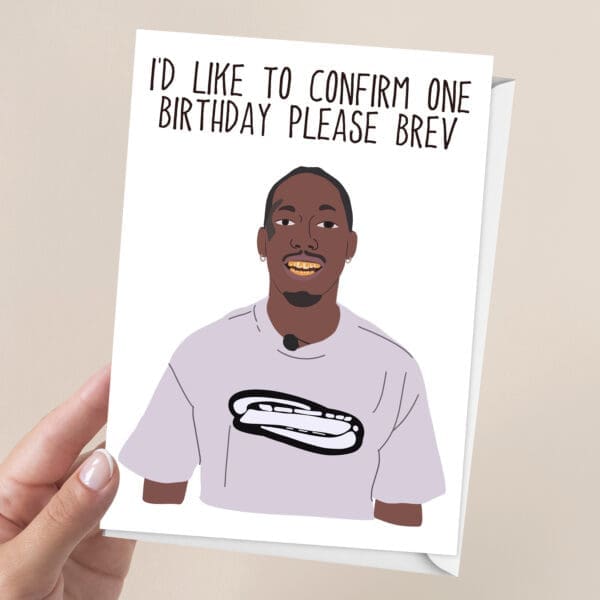 Castillo Birthday Card | 7x5" Card | I'd Like To Request A Fanta Lite