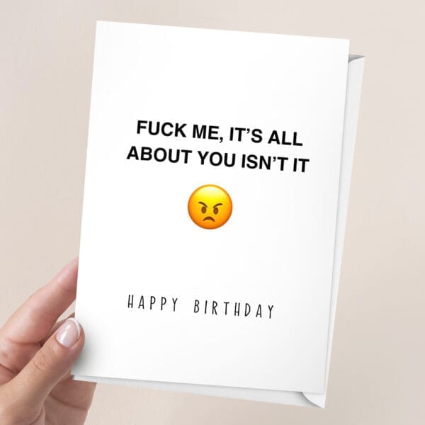 It's All About You Birthday Card | 7x5" Card