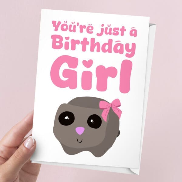 Sad Hamster Meme Birthday Card | 7x5" Card